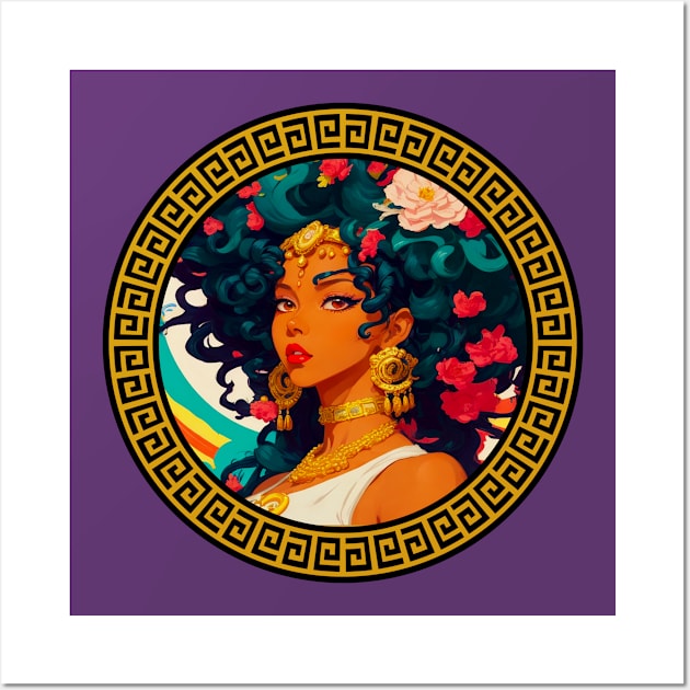 Lady Medusa Wall Art by Glitch Mark